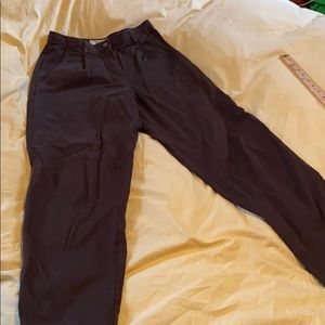 Vintage chocolate brown high waisted slacks